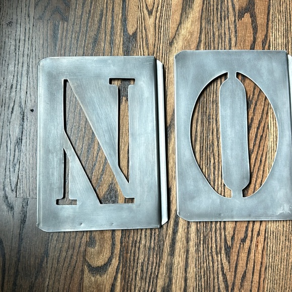 RH baby & child stencil letters - Picture 2 of 5